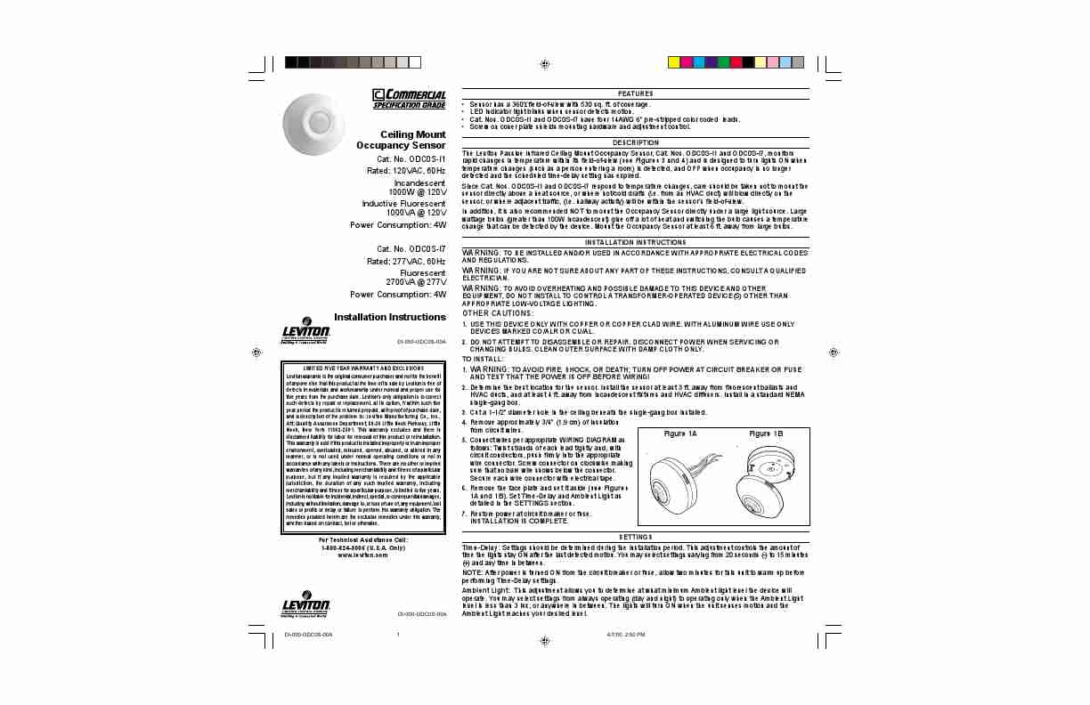 Leviton Ceiling Mount Occupancy Sensor Manual-page_pdf